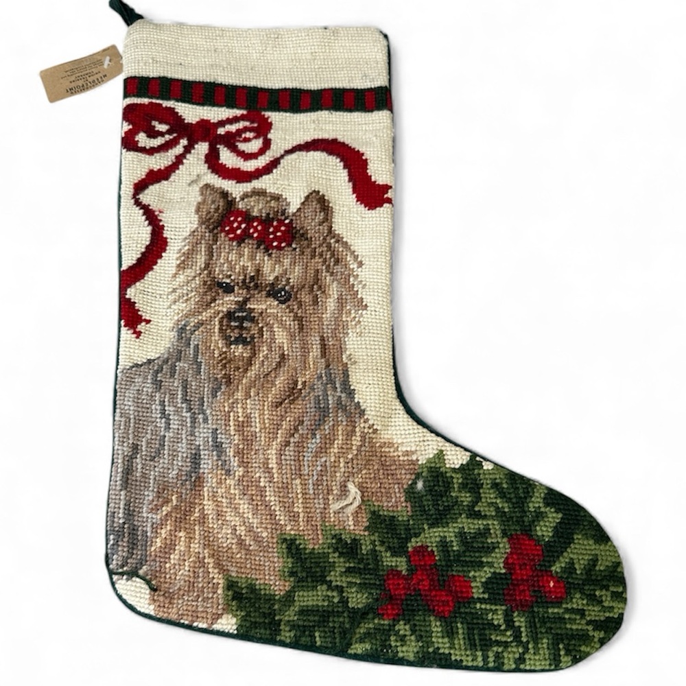 Yorkie Dog Christmas Stocking Claws Collection new